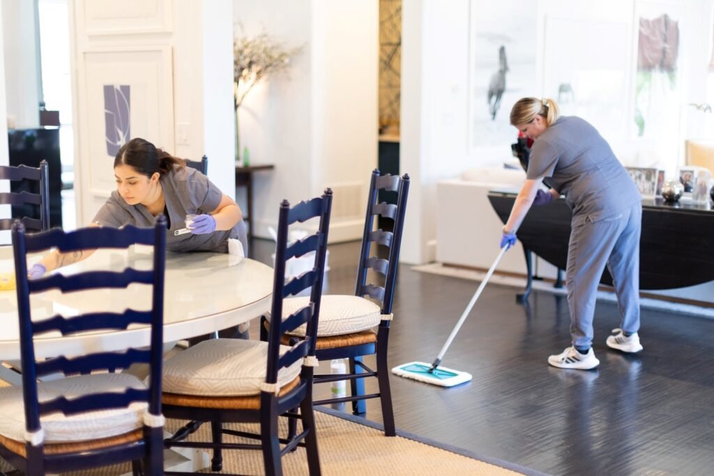 Residential Cleaning Livingroom