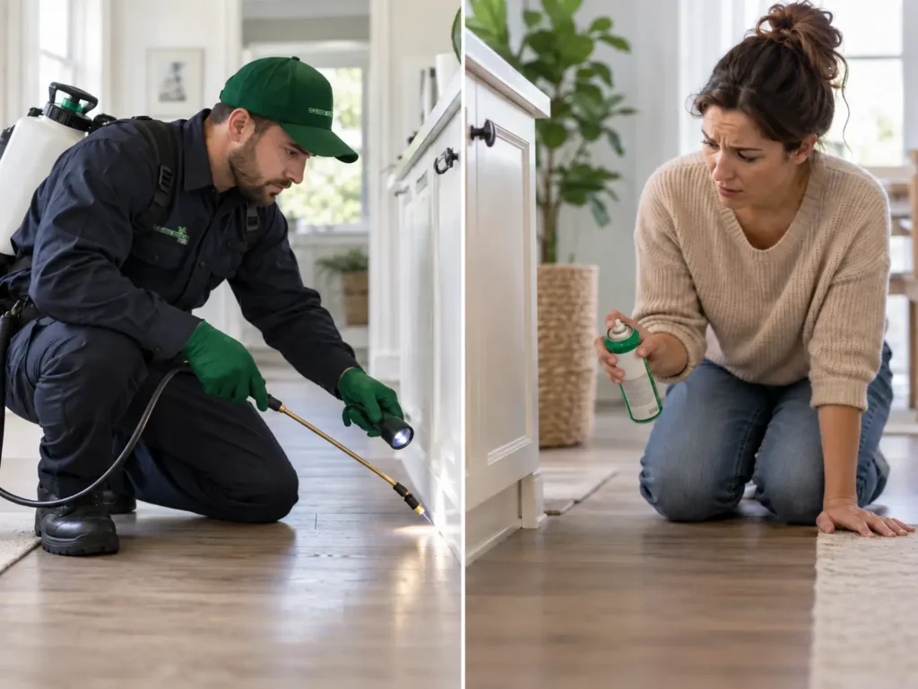 Professional Treatment vs DIY Pest Control