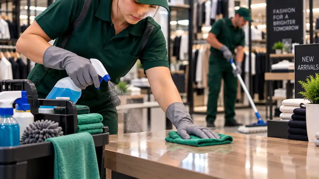 Retail store and shop cleaning service in Dubai