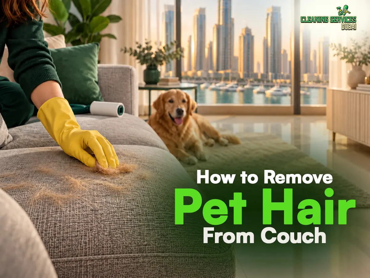 How to Remove Pet Hair From Couch: 10 Easy Ways for Dubai Homes